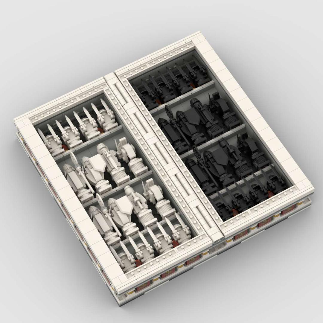 Wizard Chess Board with Container and Display Mode Second Edition