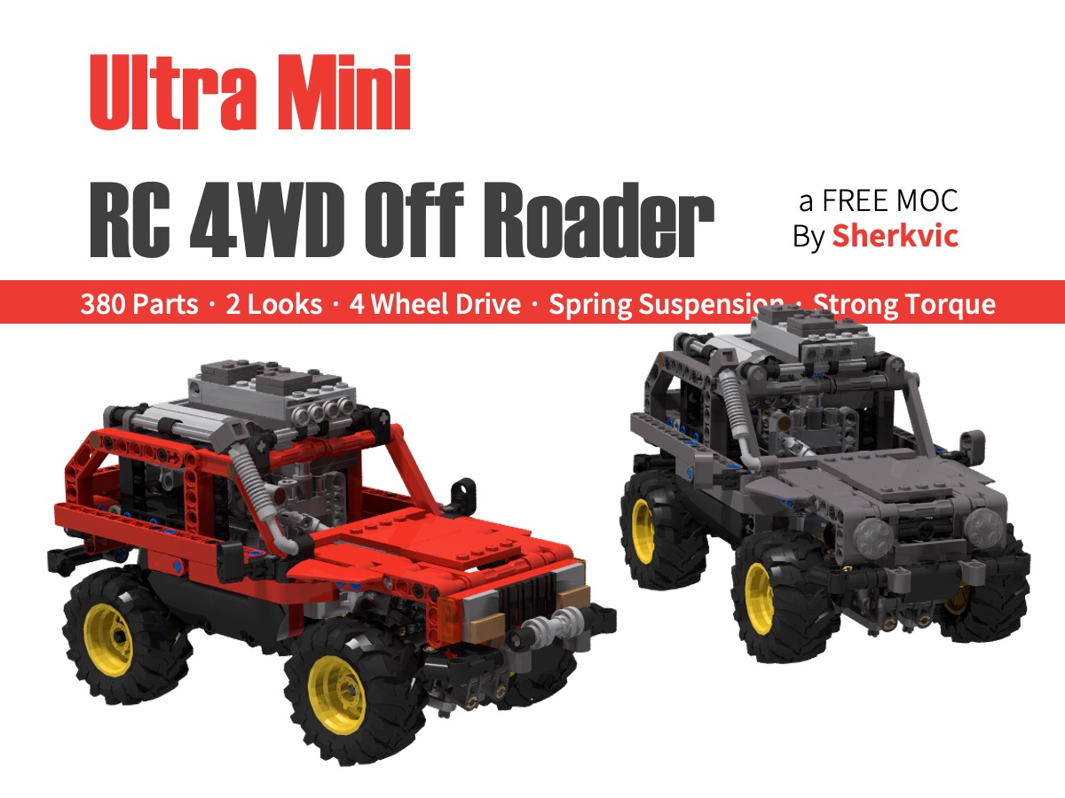 Ultra Mini RC 4WD Off Roader