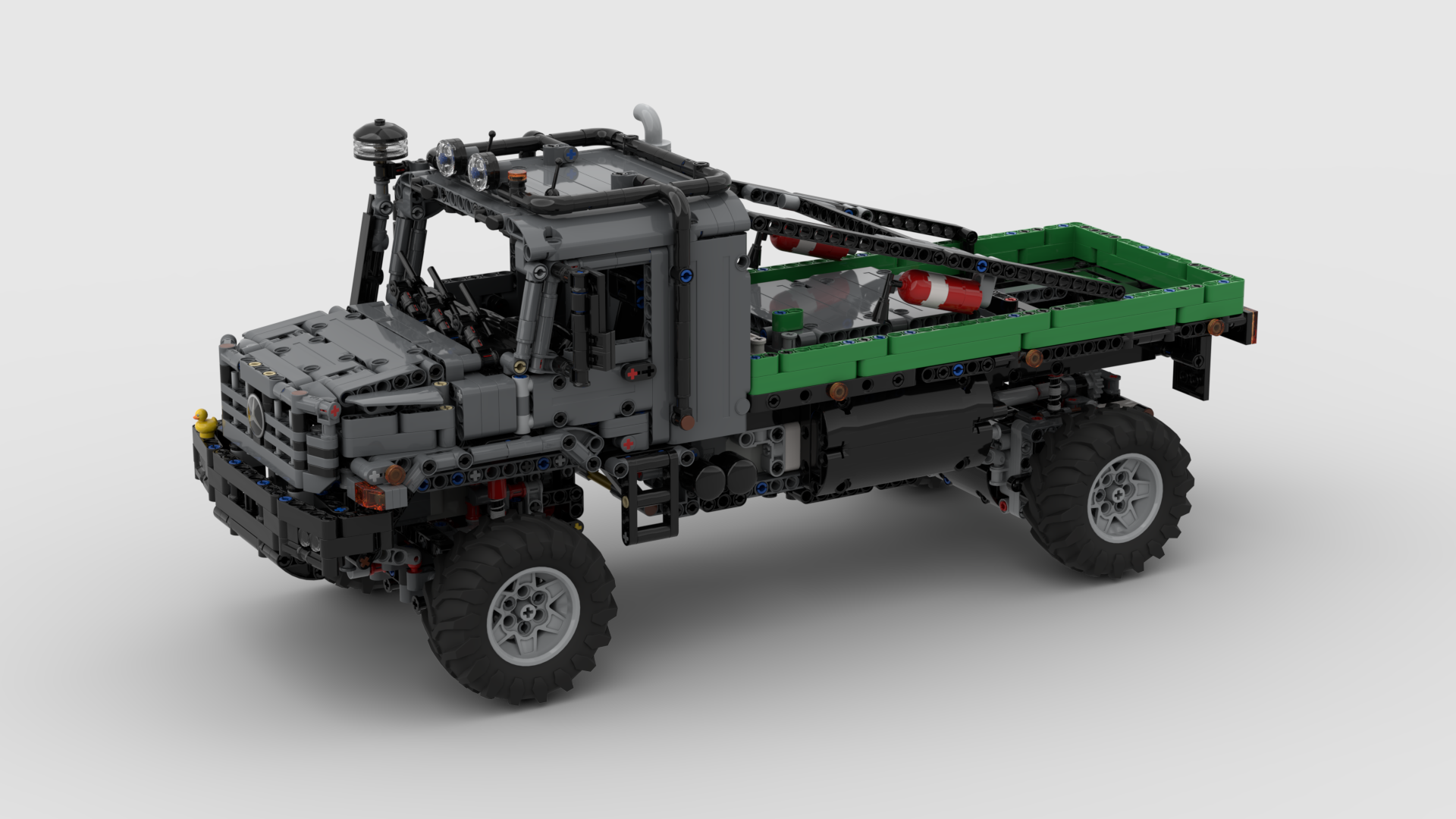 Speed up my 42129 4x4 Mercedes Zetros Trail Truck