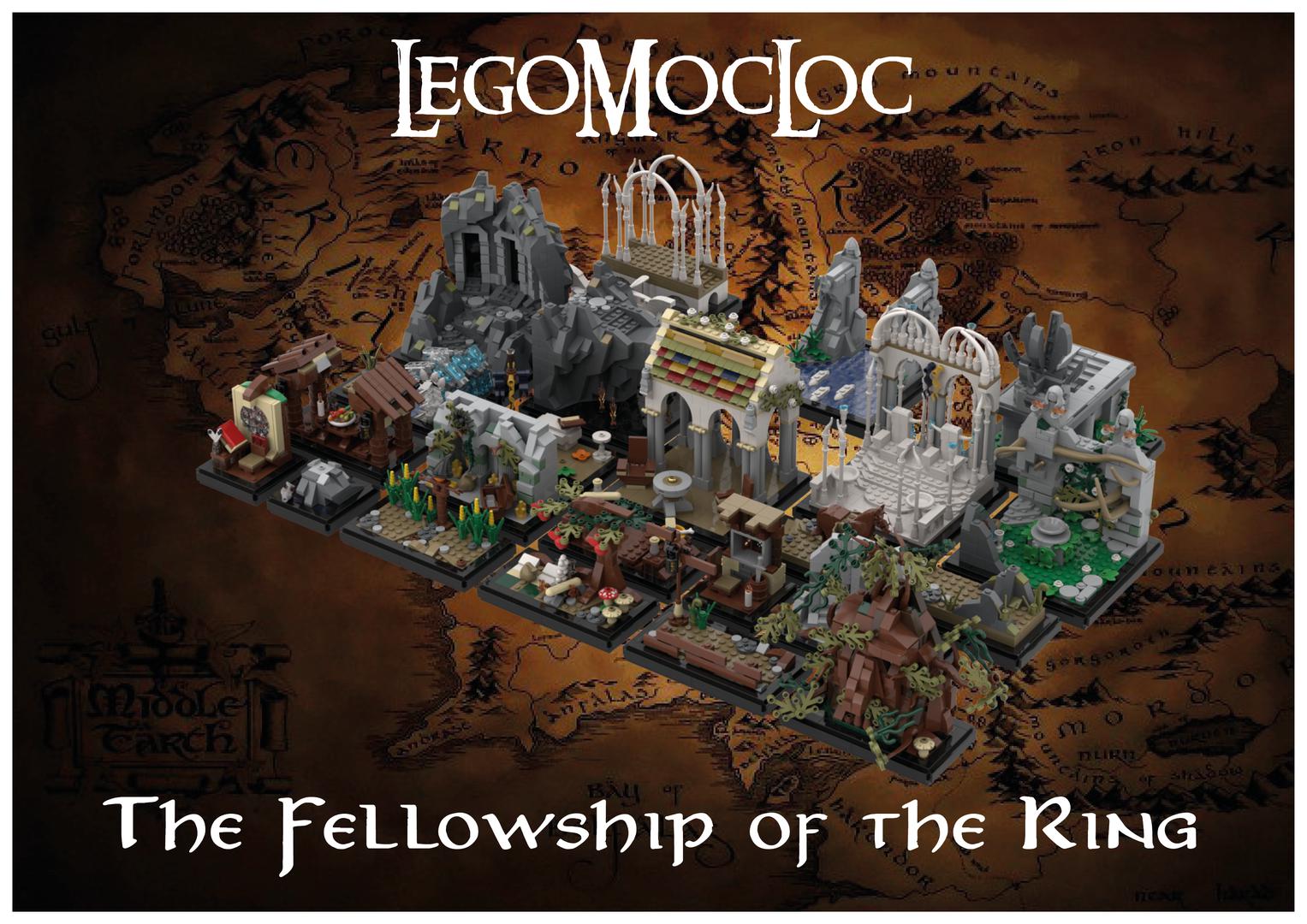The Fellowship of the Ring - Mini Mocs from the book
