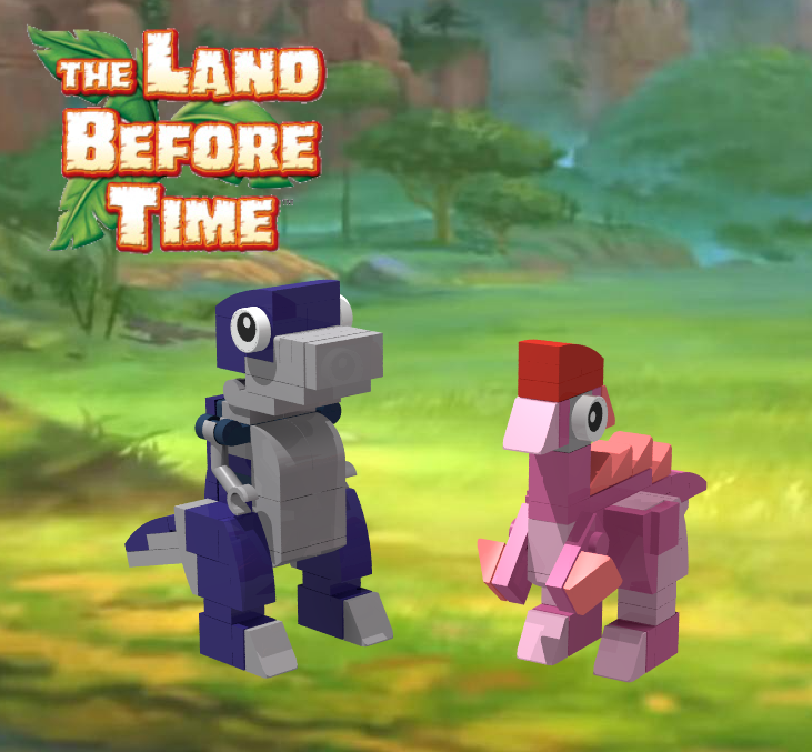 The Land Before Time Characters Chomper and Ruby