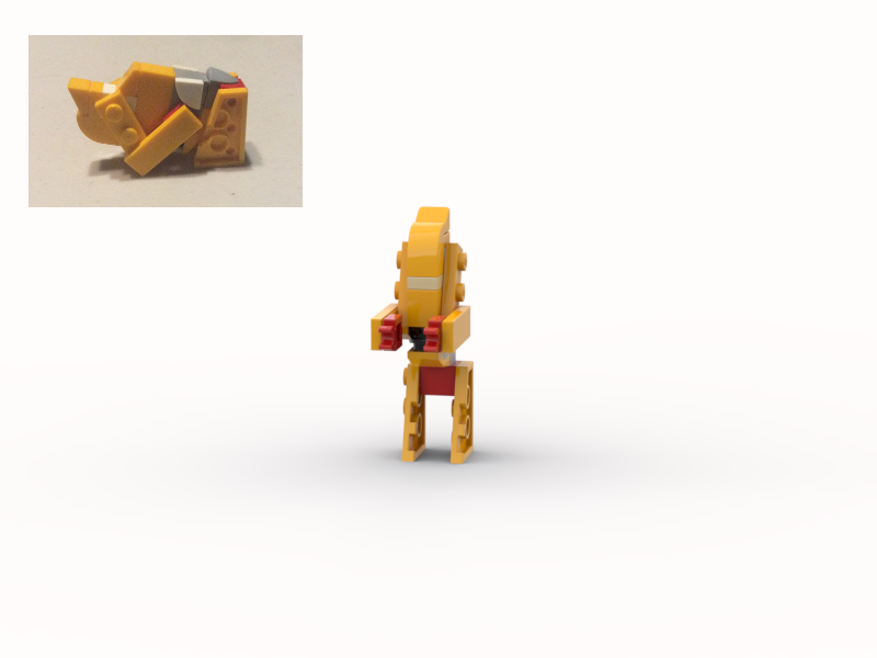 Rhino transformer from LEGO Creator set 31112: Wild Lion