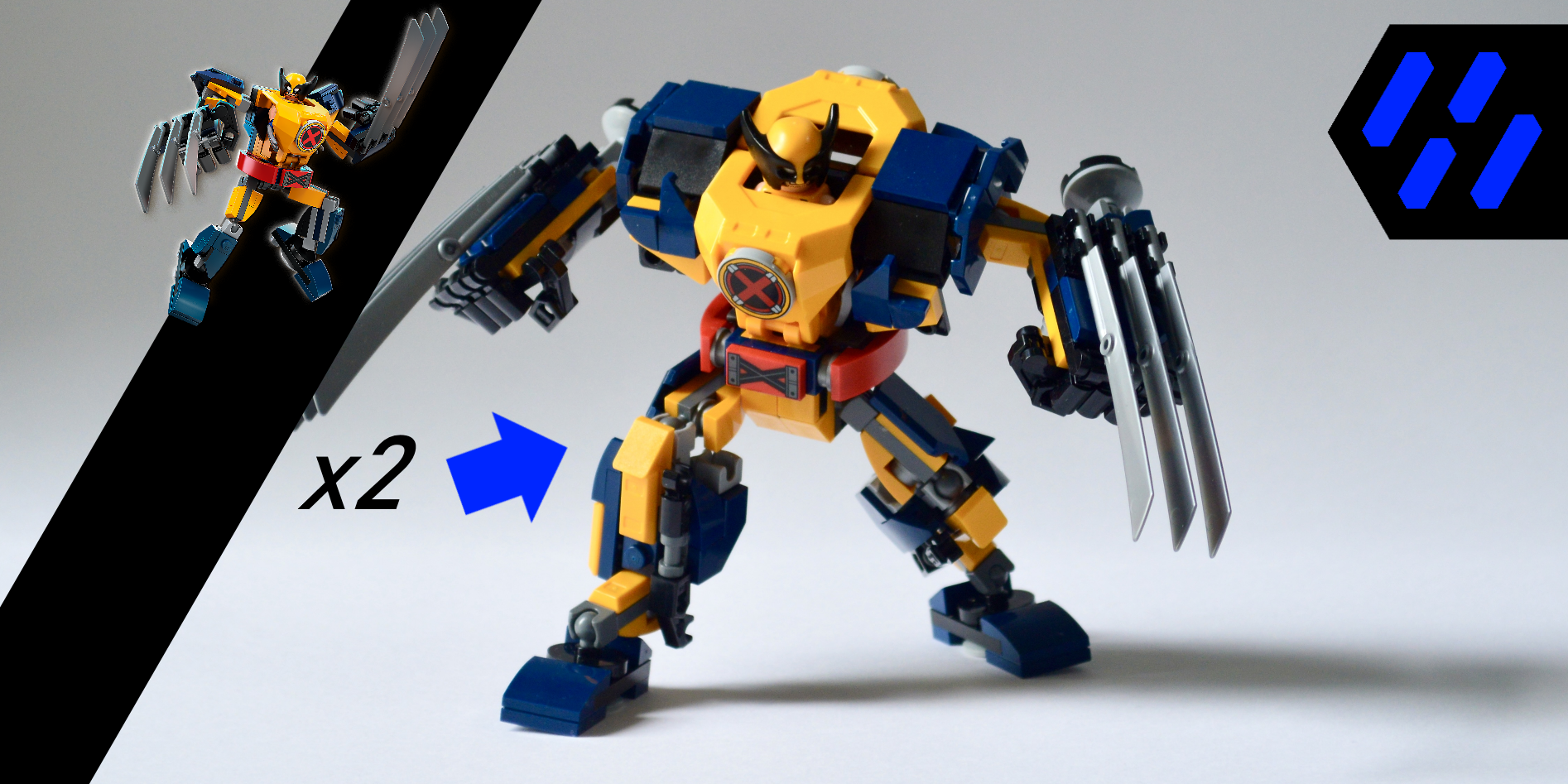 76202 x 2 Wolverine Mech Armor Upgrade