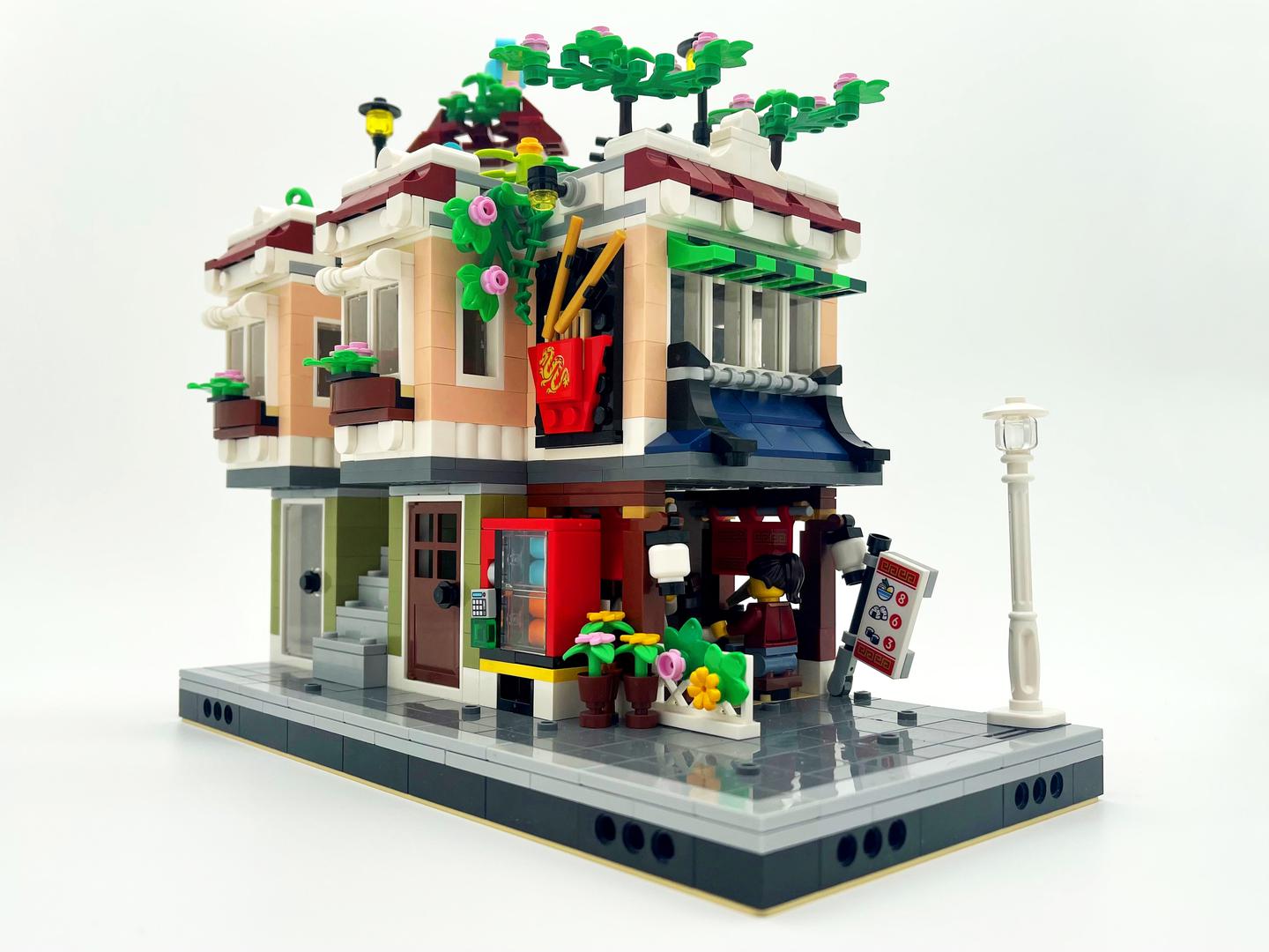 Downtown Noodle Shop, Apartment, &amp; Rooftop Garden