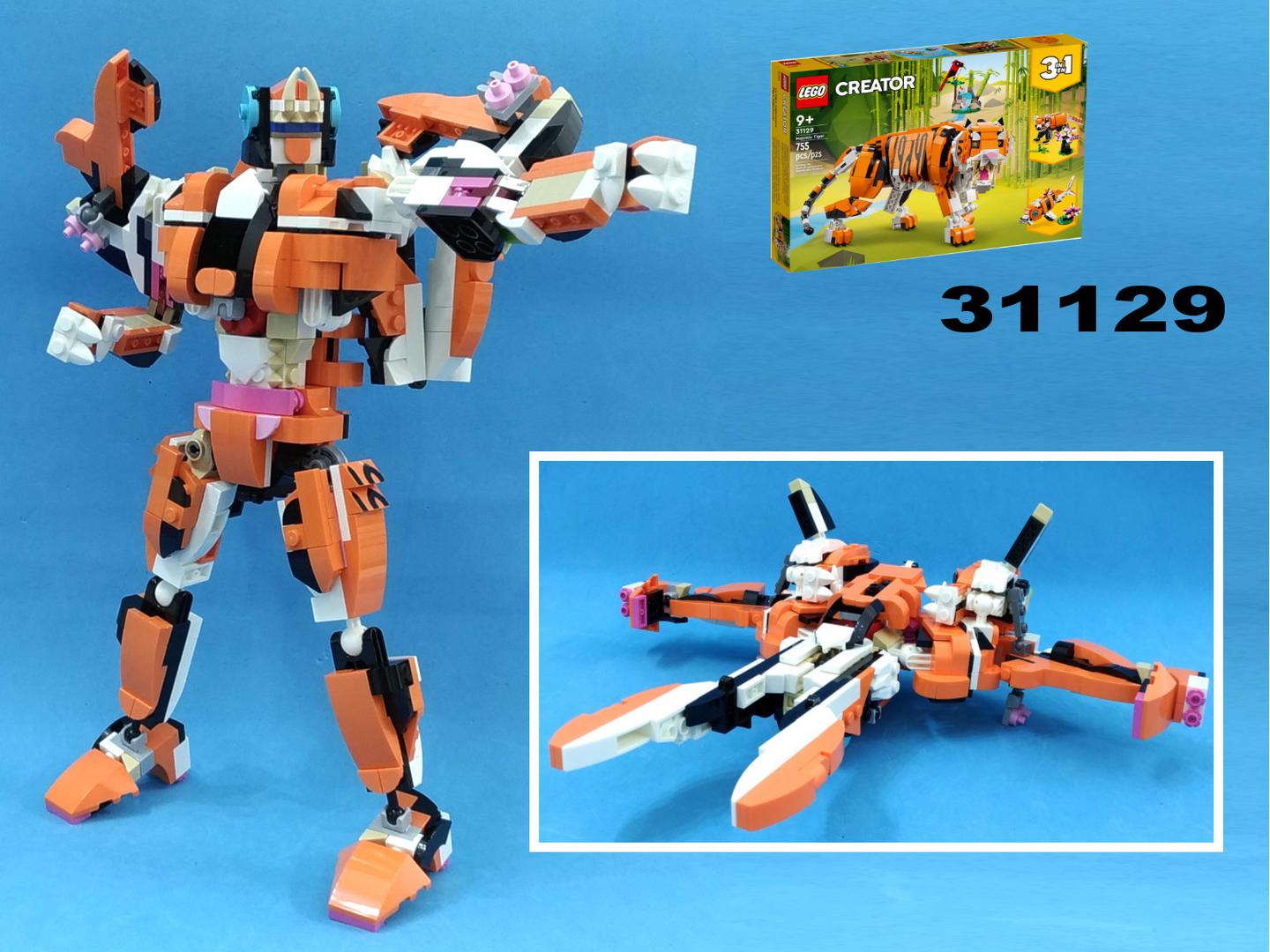 Transformer Fembot Space Cruiser  from LEGO Creator 31129: Majestic Tiger