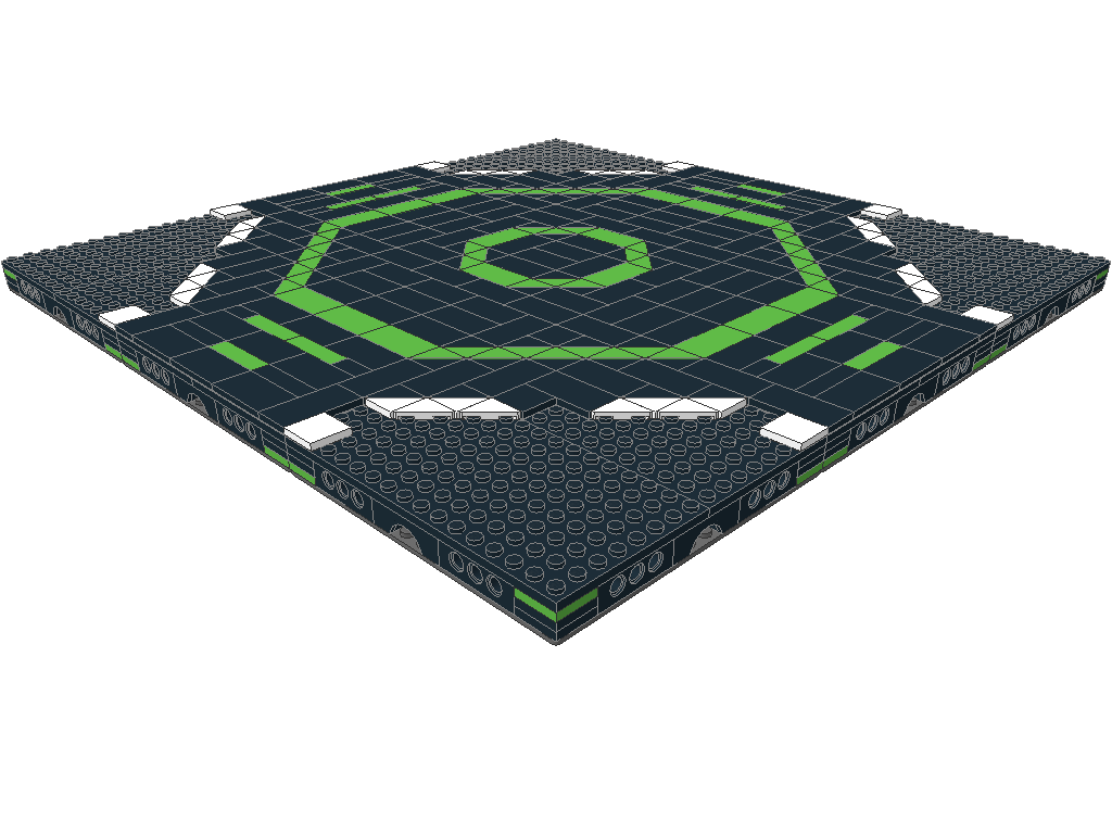 Blacktron Landing Pad Upscaled