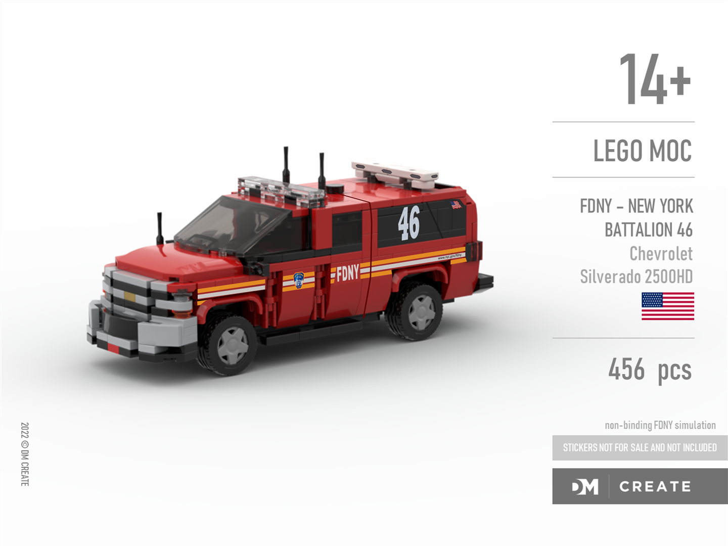 FDNY - New York - Battalion 46 - Chevrolet Silverado 2500HD