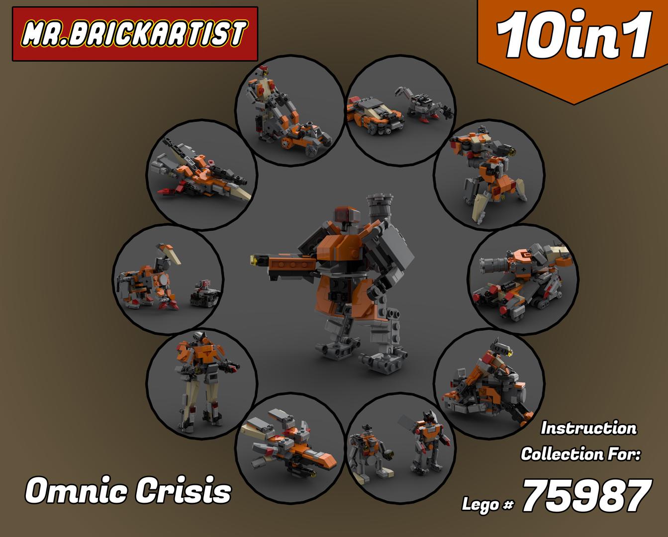 Omnic Crisis : 10in1 for #75987 alternate build