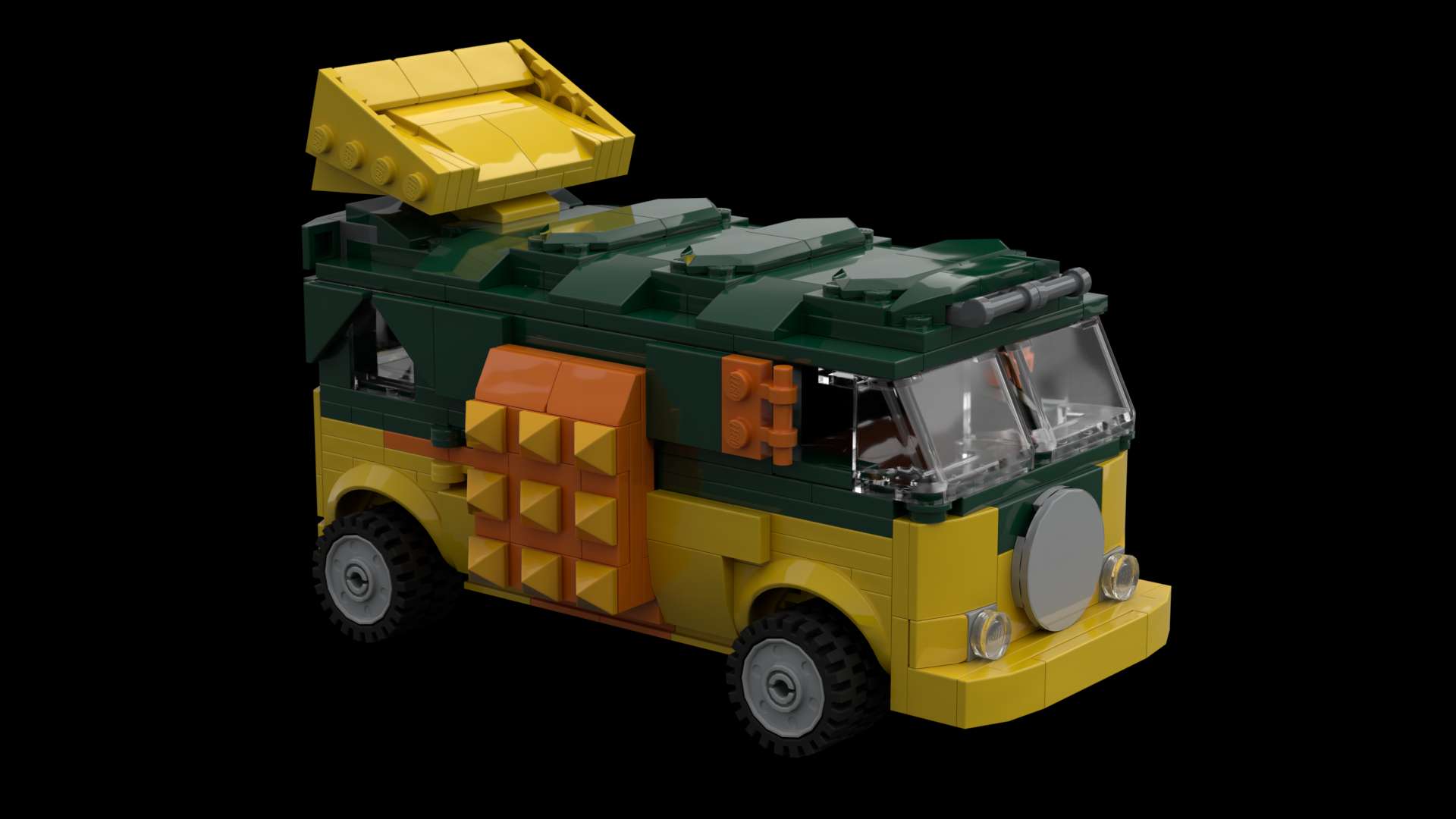 90s Ninja Turtle's Party Wagon