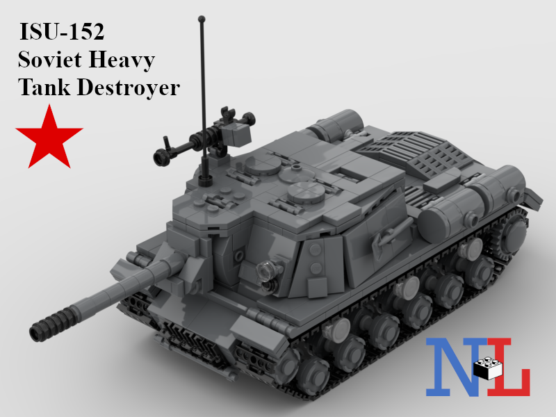 WW2 ISU-152 Soviet Tank Destroyer