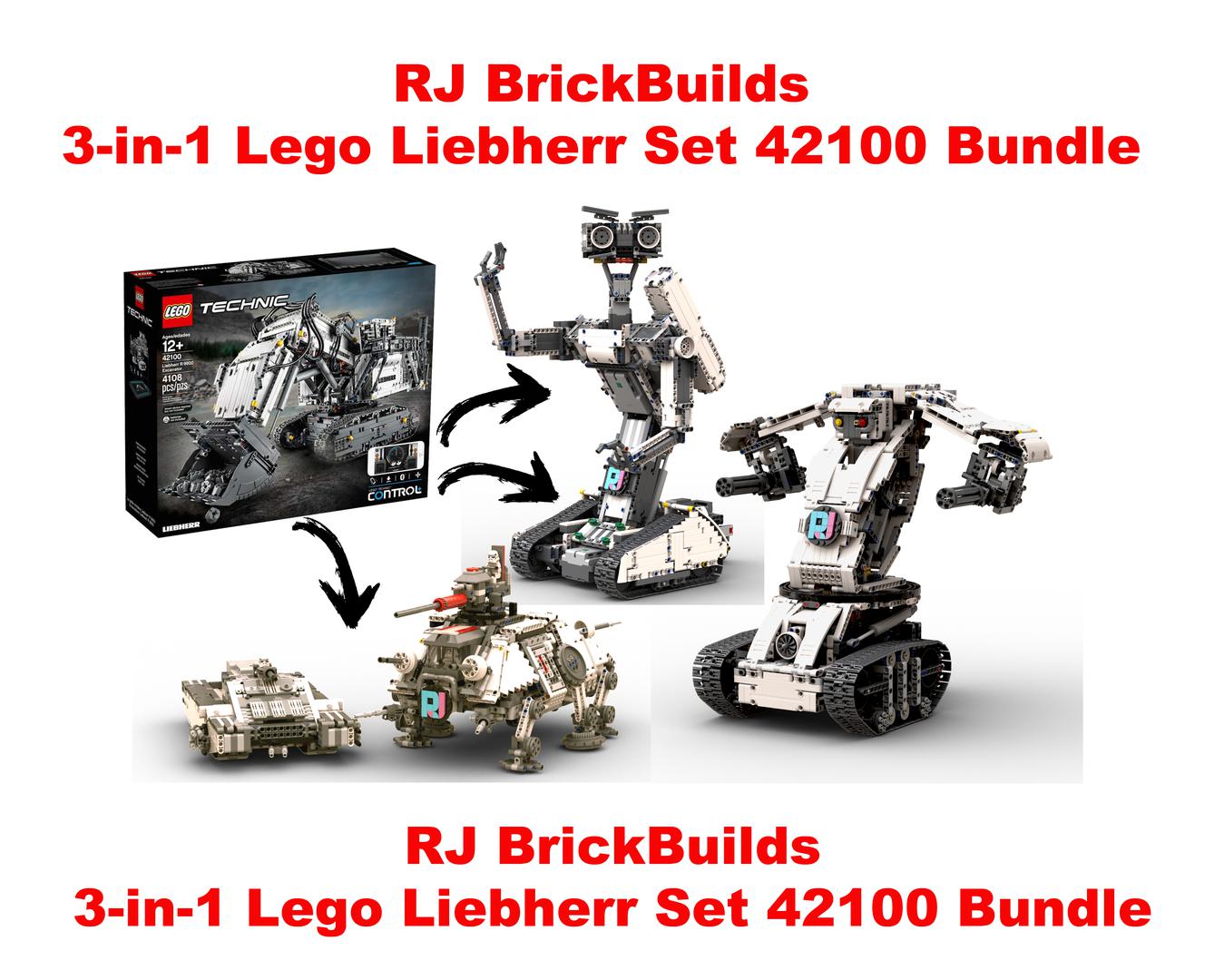 RJ's Lego Johnny 5, ATTE and TX225, and Terminator 3's T1 Battlefield Robot