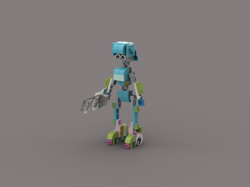 Sword maiden from LEGO Creator set 31128: Dolphin and Turtle