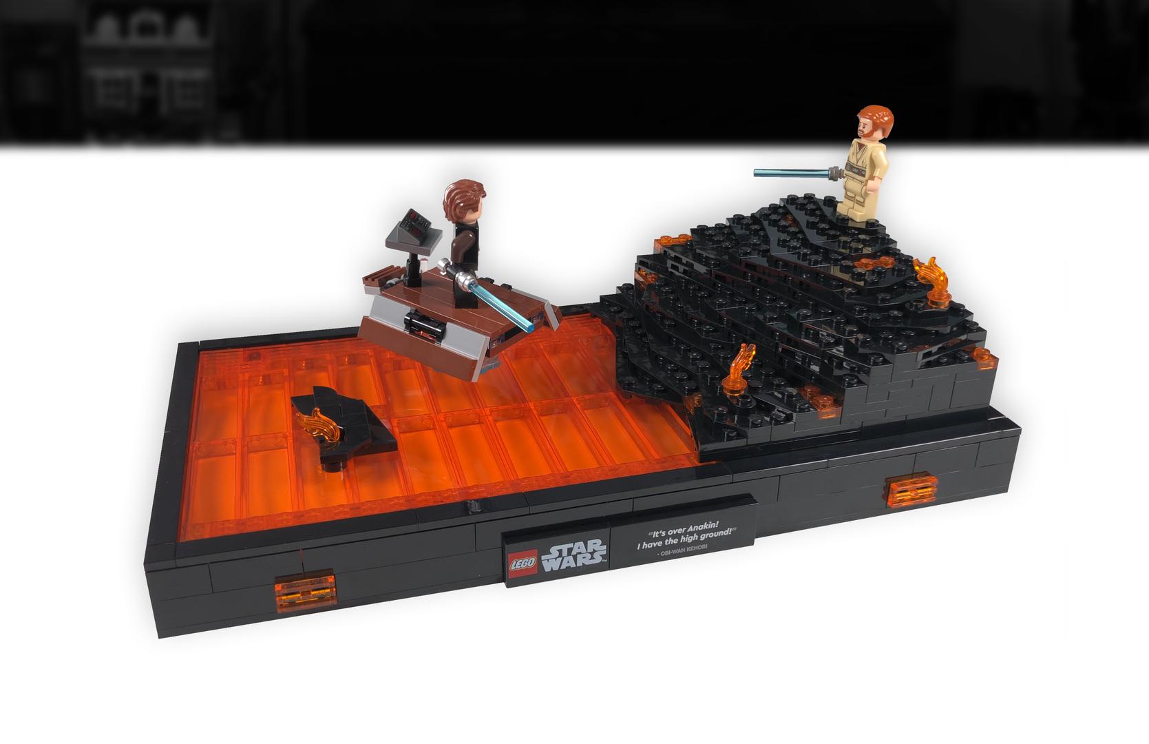 Duel on Mustafar Diorama