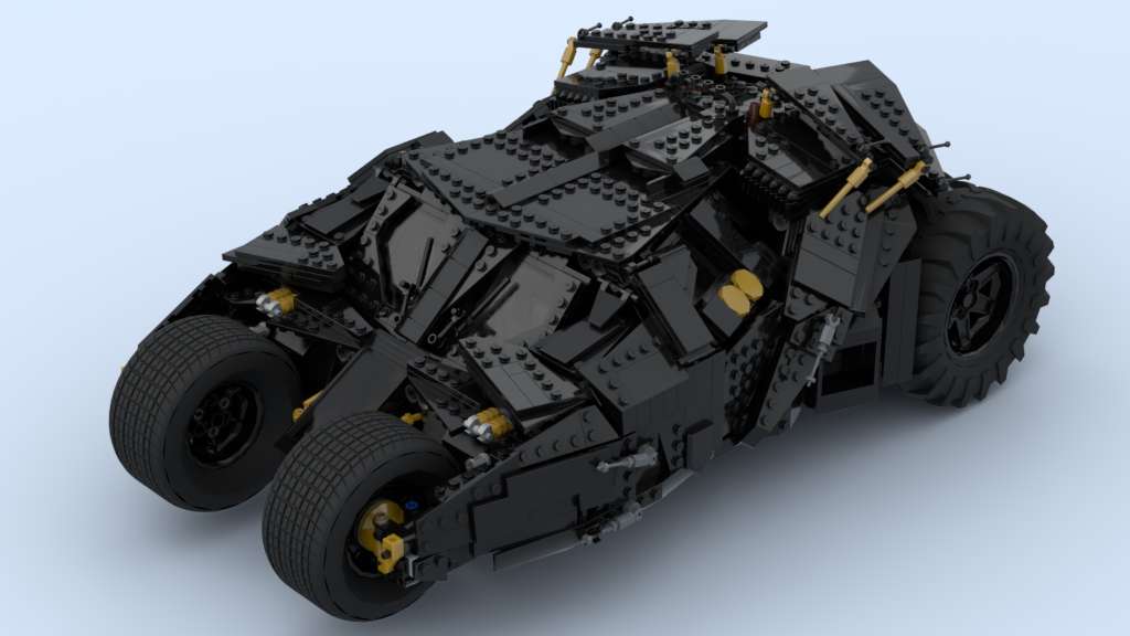 *Upgraded* Tumbler Batmobile based on the 76240 Set
