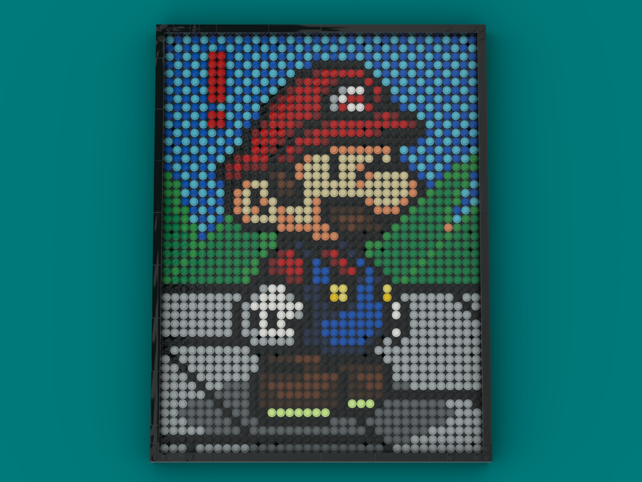 Paper Mario Frame 36x48