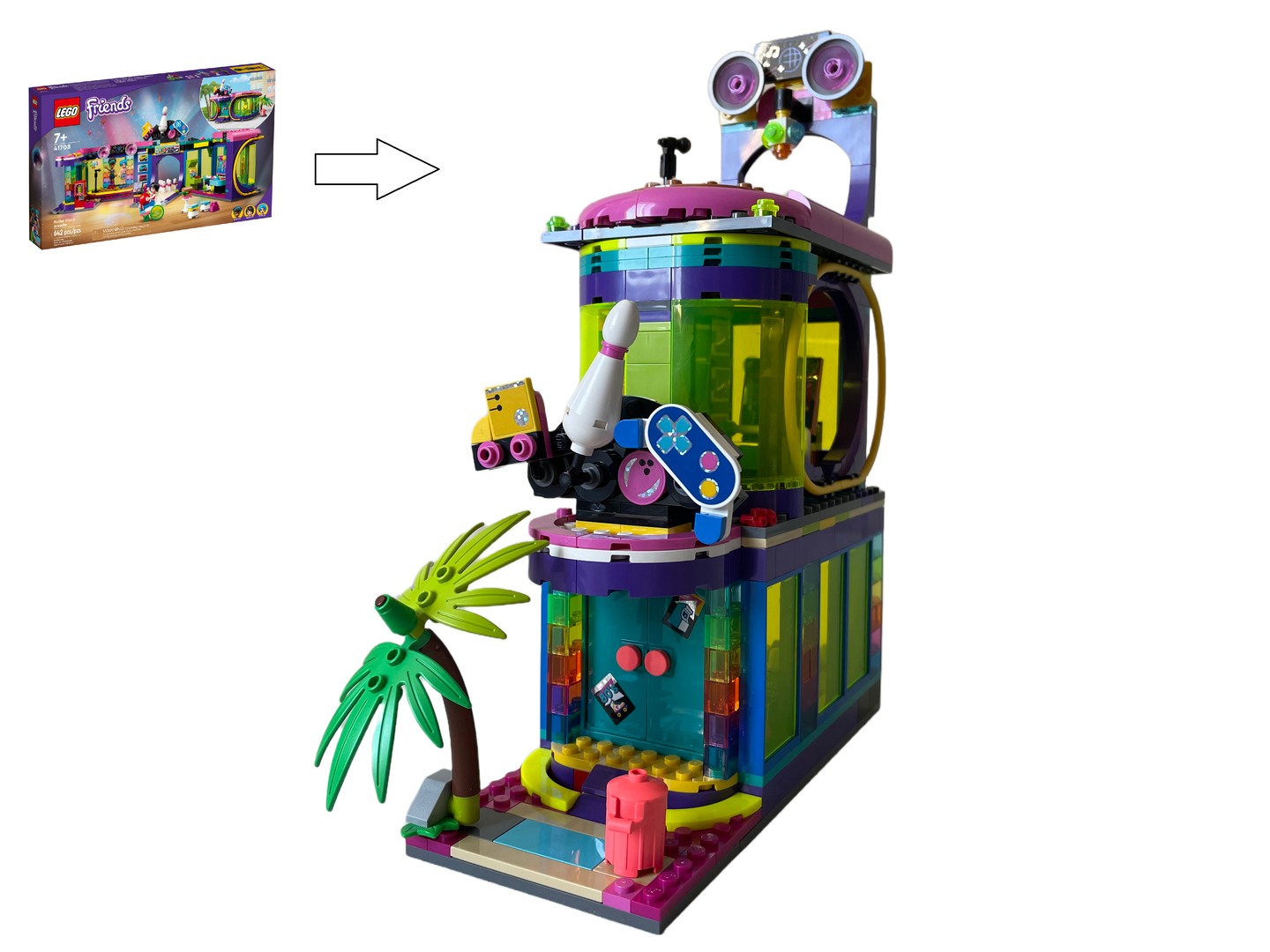 Roller Disco Arcade Modular Alternate build of 41708