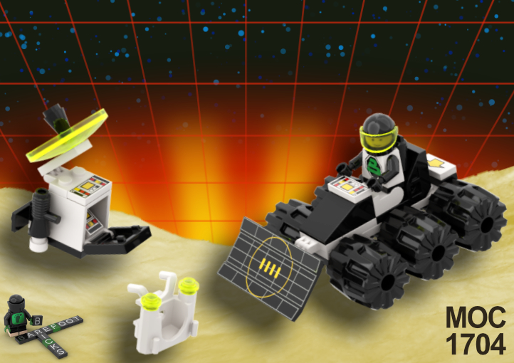 MOC - Blacktron II Satellite Plough