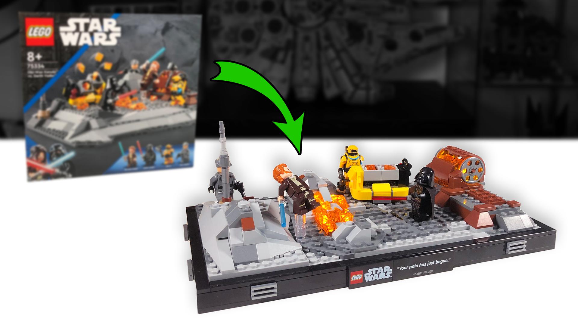 75334 Diorama MOC (Kenobi vs. Vader)