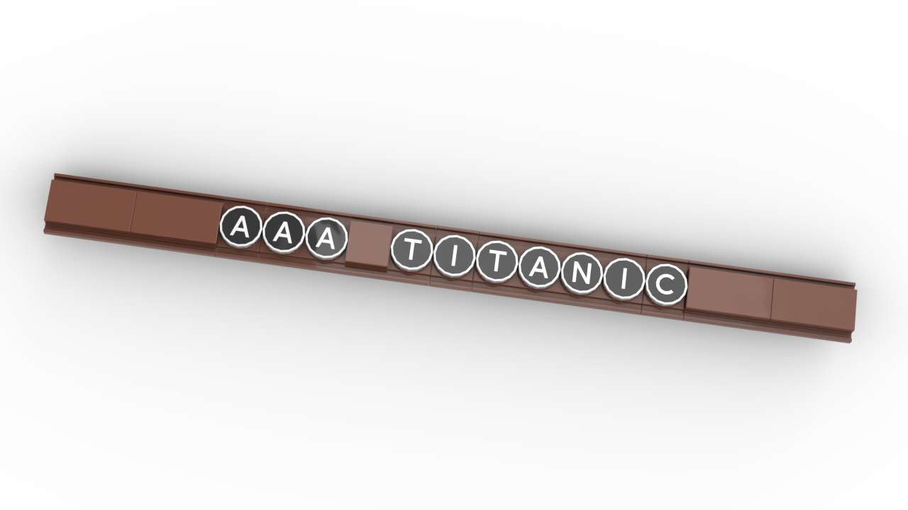 Titanic Sign Alteration.