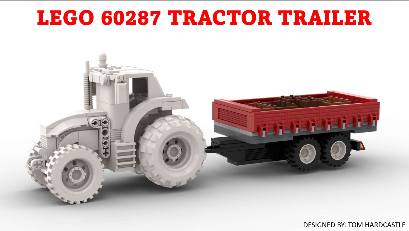 Trailer For Lego Tractor 60287