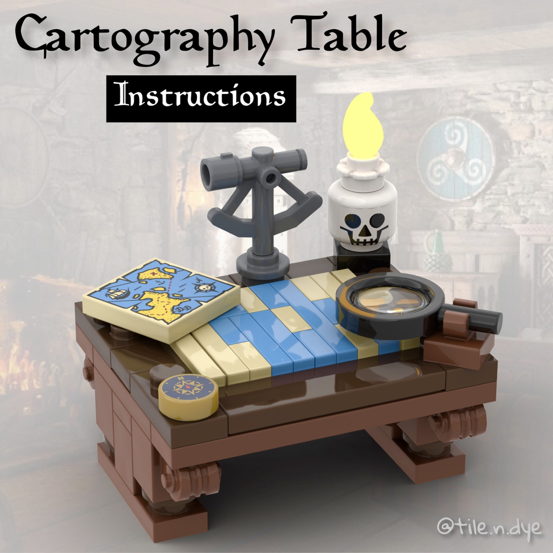 CARTOGRAPHY TABLE - LEGO PIRATES MOC