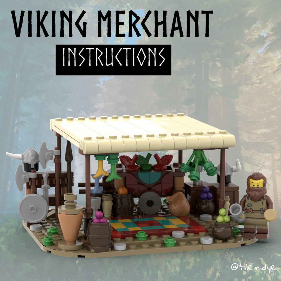 VIKING MERCHANT - LEGO VIKINGS MOC