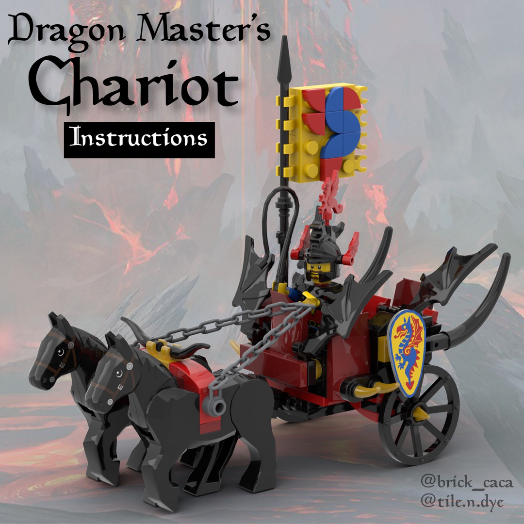DRAGON MASTER'S CHARIOT - LEGO CASTLE MOC