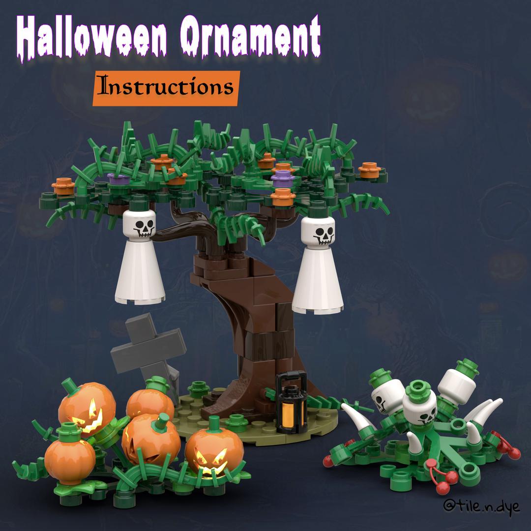 HALLOWEEN ORNAMENT - LEGO SPOOKY HALLOWEEN MOC