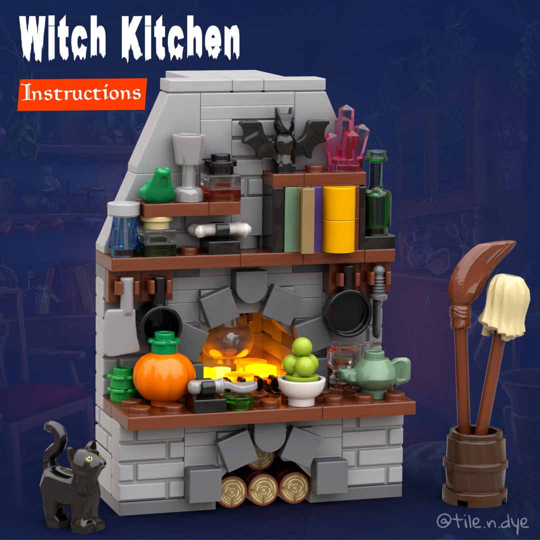 WITCH KITCHEN - LEGO SPOOKY HALLOWEEN MOC