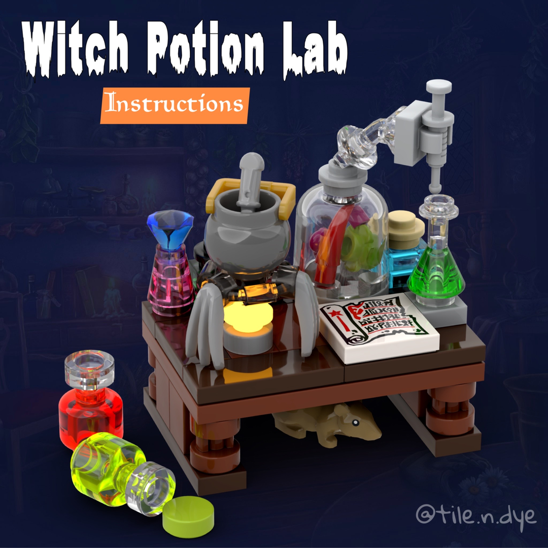 WITCH POTION LAB - LEGO SPOOKY HALLOWEEN MOC