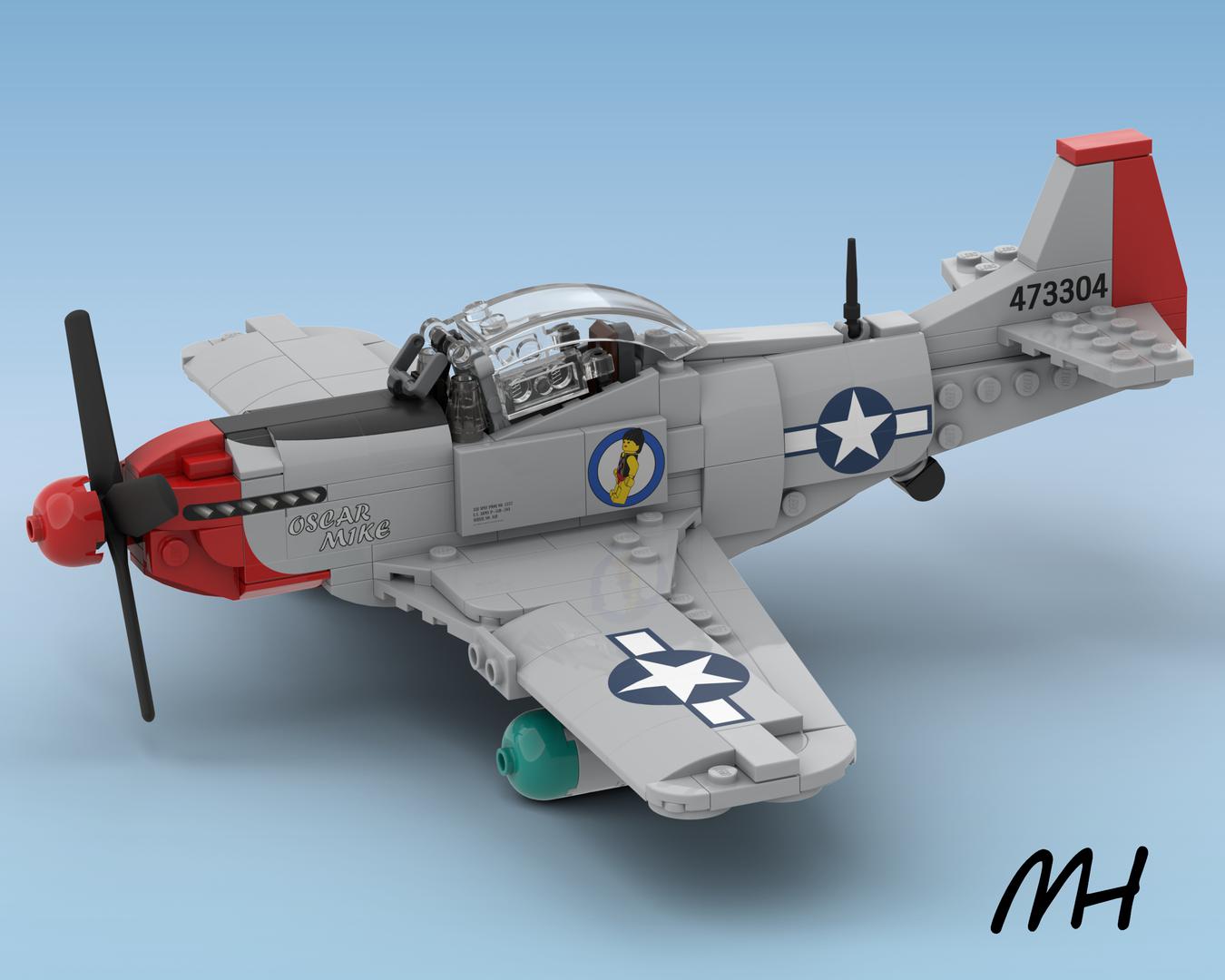 P-51 D Mustang Red Tail