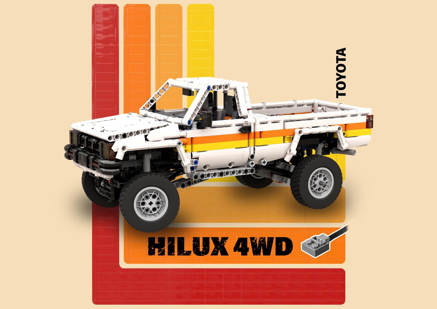 TOYOTA Hilux 4WD Single Cab | Power Functions (White)
