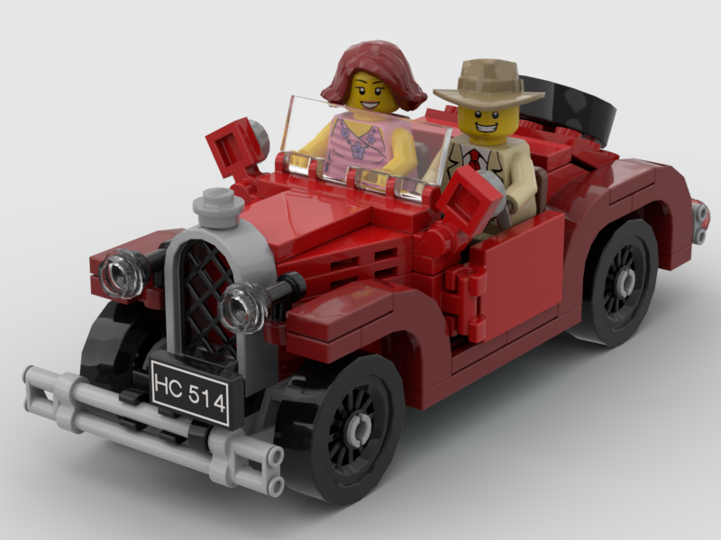 Vintage 1920s Convertible Coupe