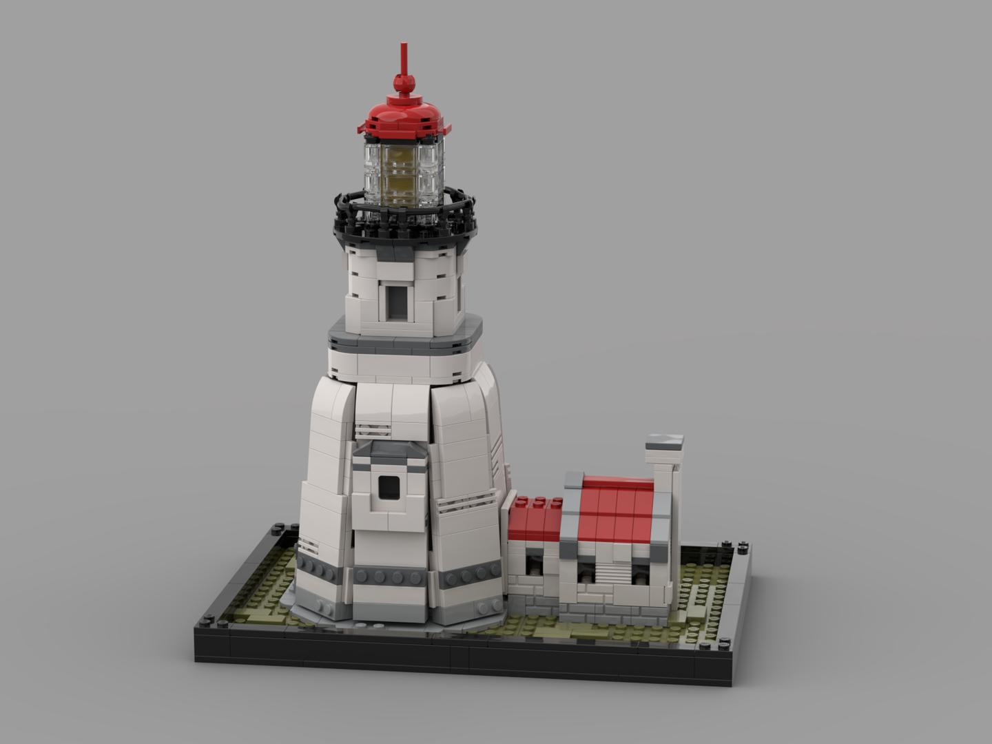 Heceta Head Lighthouse (MOC-128059) - LEGO MOC | MOC Tracker