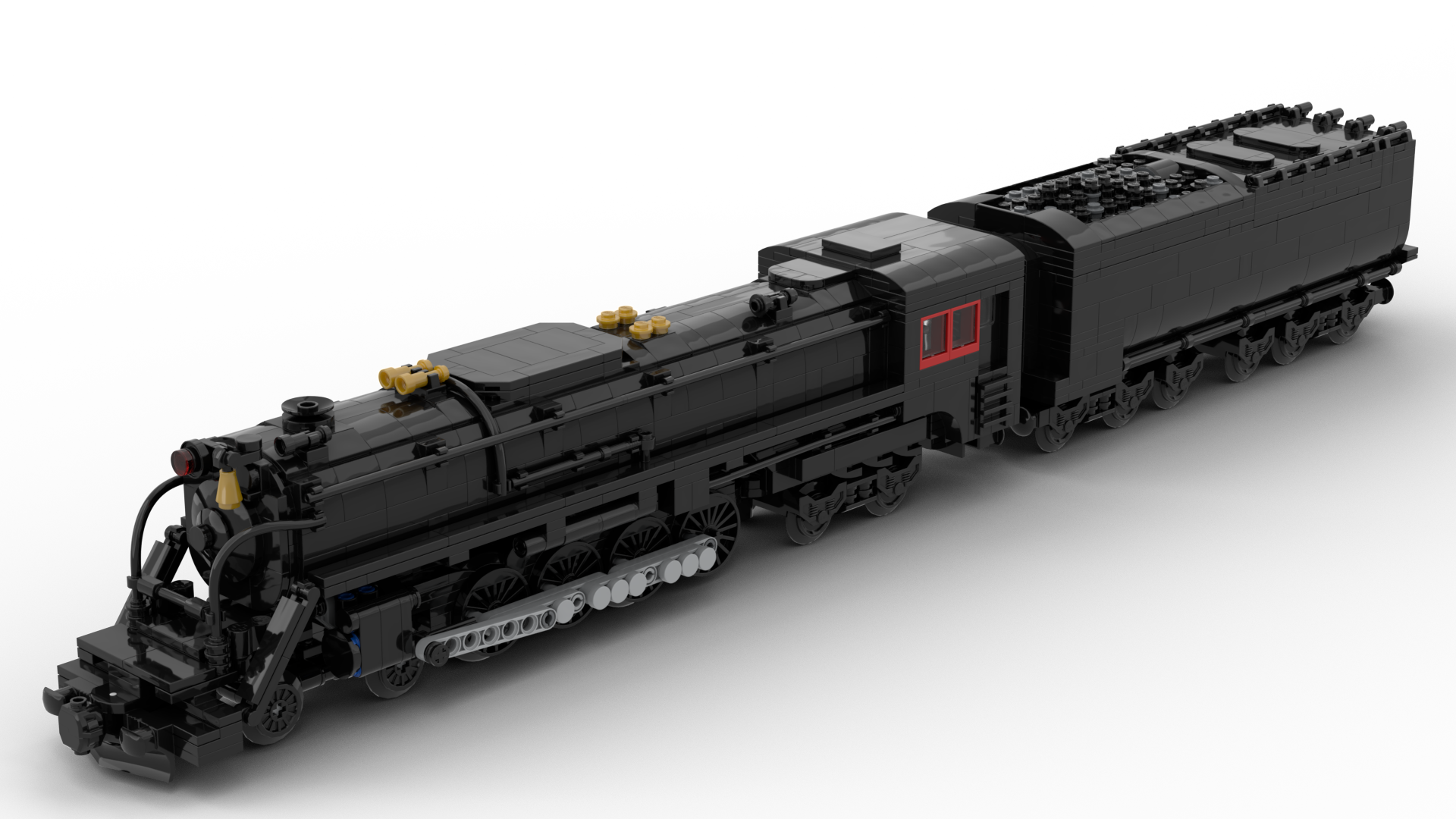 Locomotive - RC - Milwaukee Road S3 Northern 4-8-4 - MOC