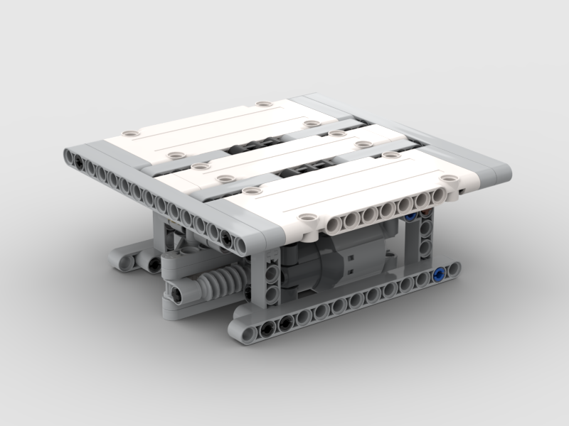 Motorized turntable with L-motor (MOC-128183) - LEGO MOC | MOC Tracker