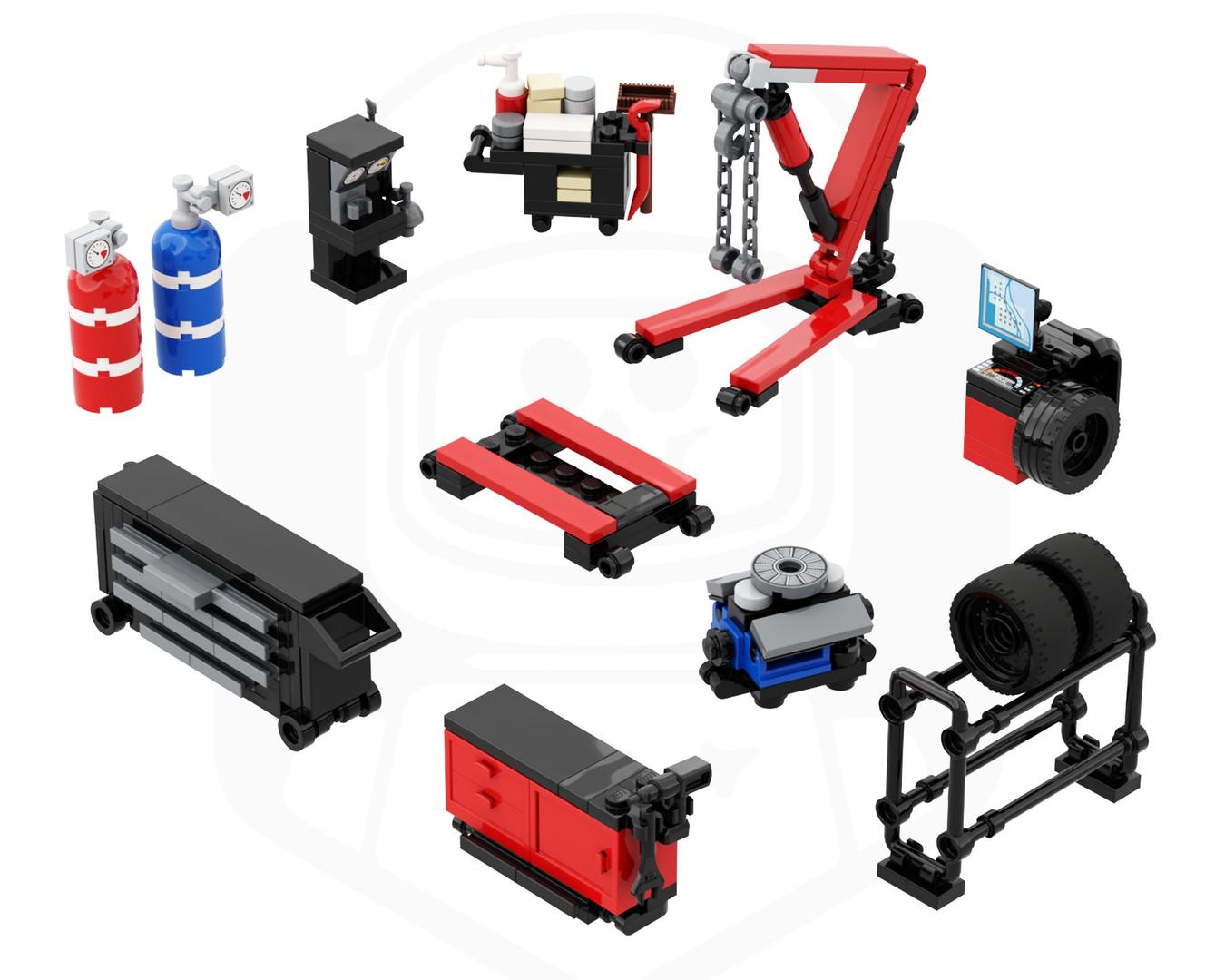 Speed Champions Garage Accessories Bundle