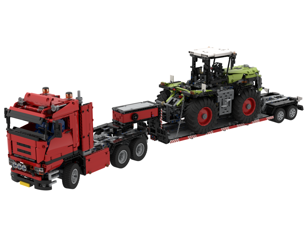 Big Red Truck Trailer