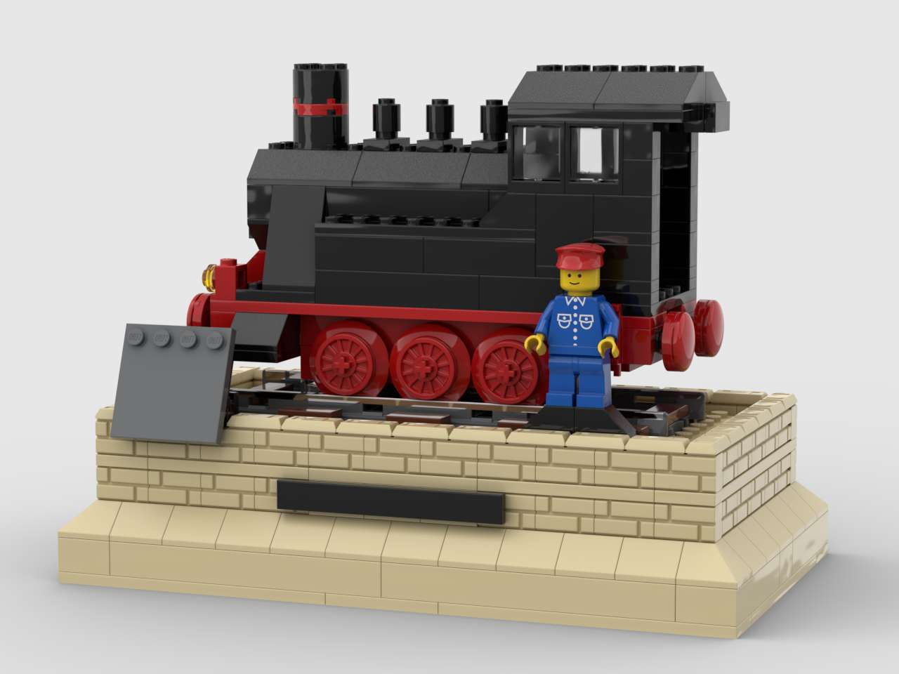 Classic train 40370 stand