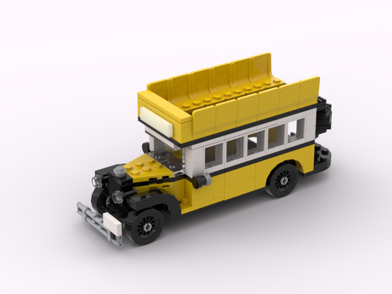 Vintage 1920s Double Decker Bus Berlin