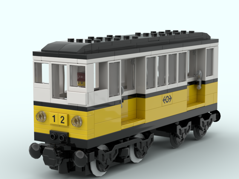 Vintage Elevated "Berliner Hochbahn" Train Motorcar