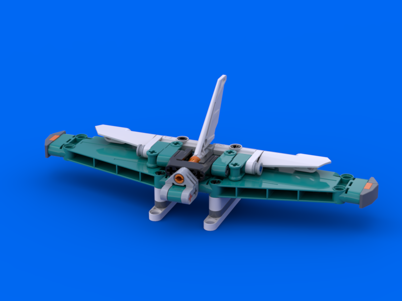 Seaplane from LEGO Technic 42117; Race Plane