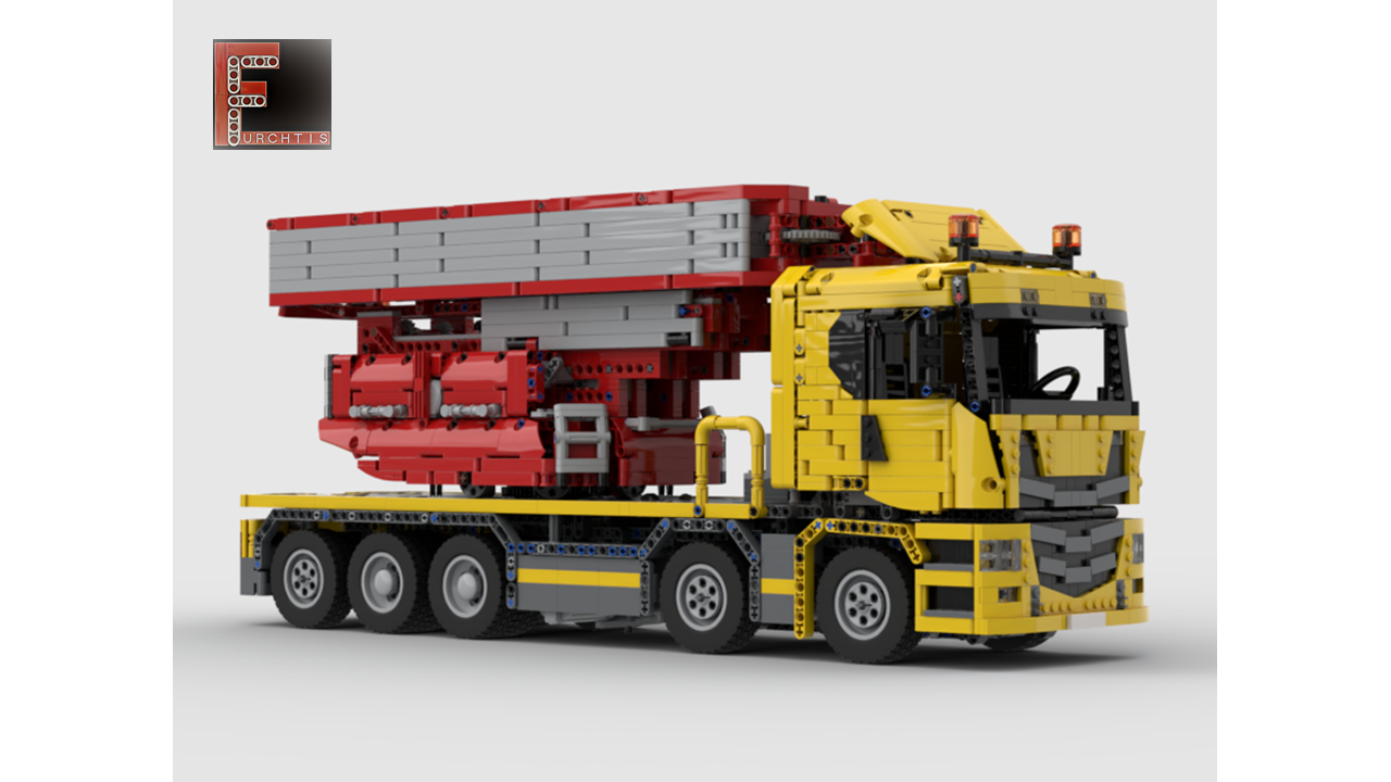 Scania R 770 bridge inspection vehicle (full RC)