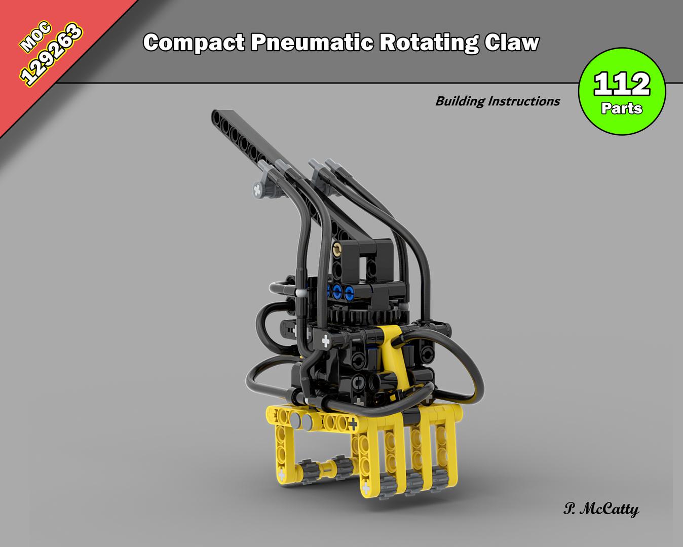 Compact Pneumatic Rotating Claw