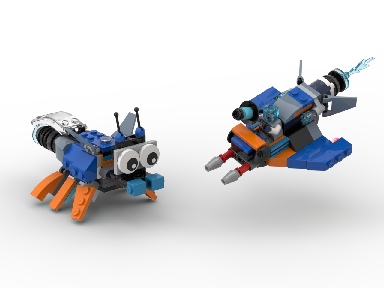 11006 + 31111 Alien Bug and Cyber Scout