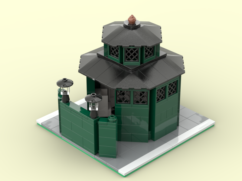 Vintage Berlin public toilet "Cafe Achteck"