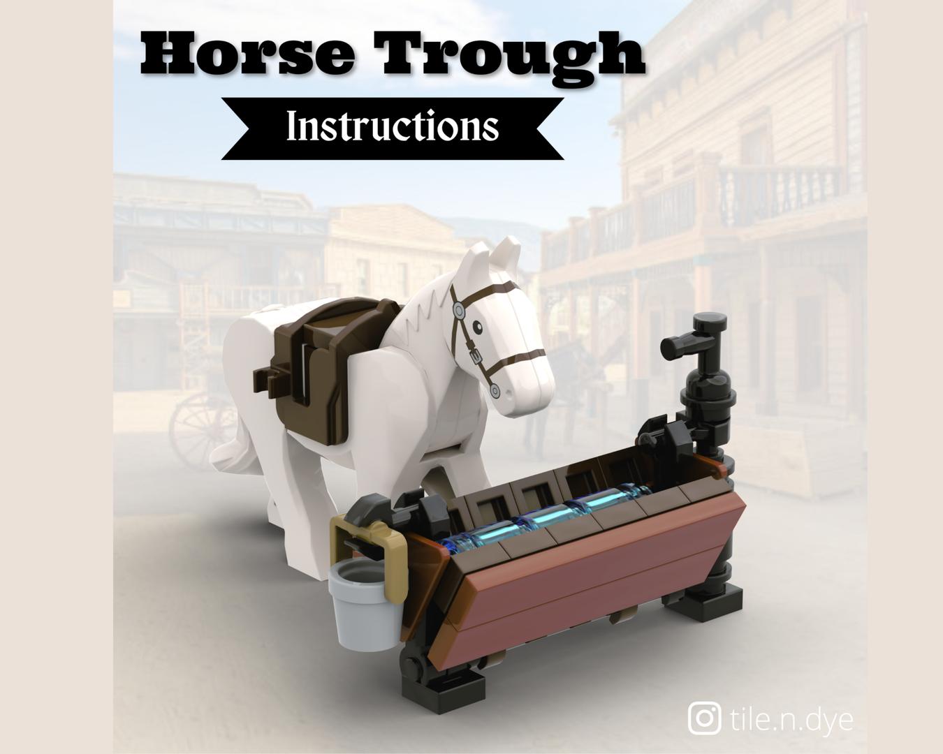 Horse Trough - Lego western Moc