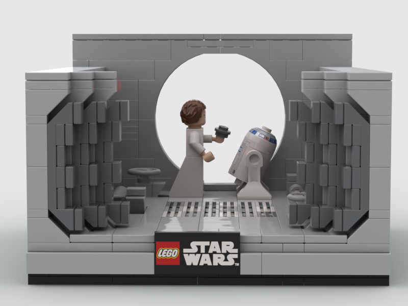 New Hope - Leia and R2-D2