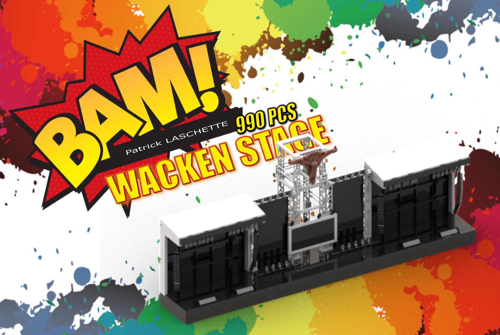 WACKEN W.O.A STAGE (Minifig-scale)