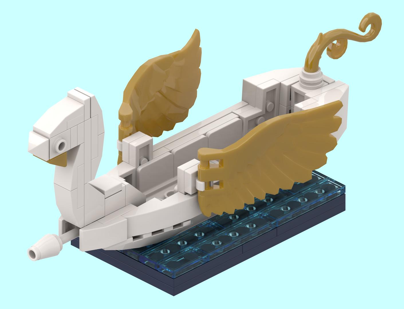 Small Elvish Swan Boat